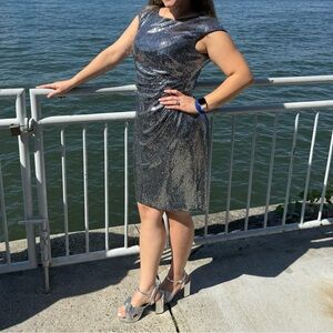 Metallic sparkly dress by Ann Klein in a Size 10